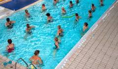 Water fitness class