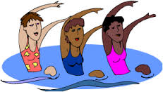 Water fitness instructor class